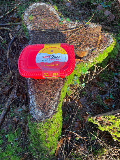 Heat2eat camping stove self steamer and 2x heat stones for camping food Medium