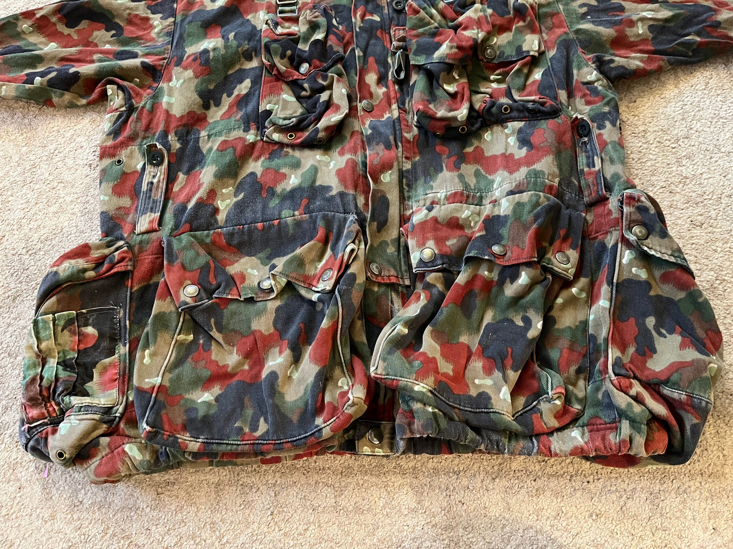 Swiss Army M70 Vintage Alpenflage field jacket
