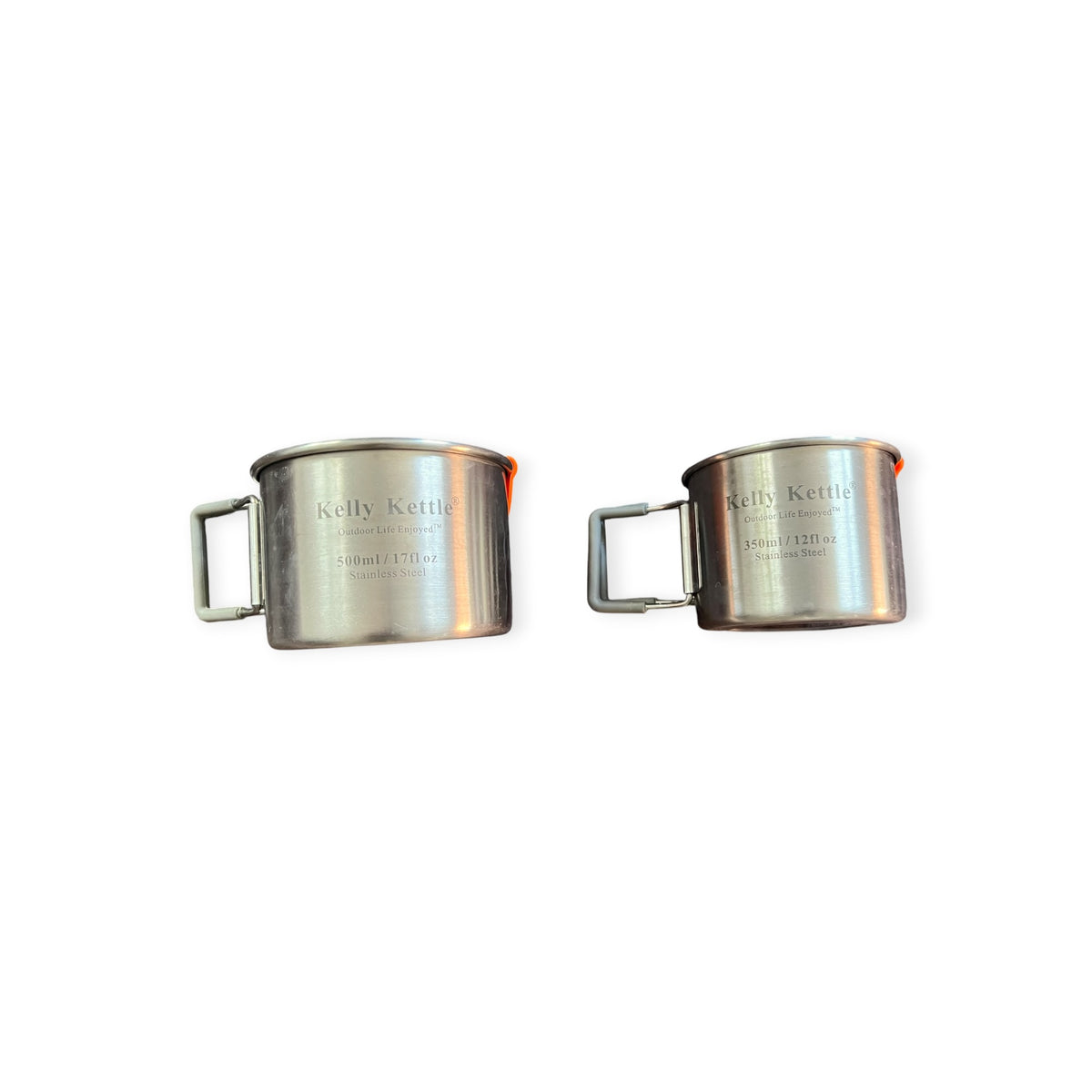 Kelly Kettle Stainless-Steel Camping Cups – Pair