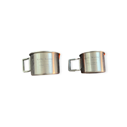 Kelly Kettle Stainless-Steel Camping Cups – Pair