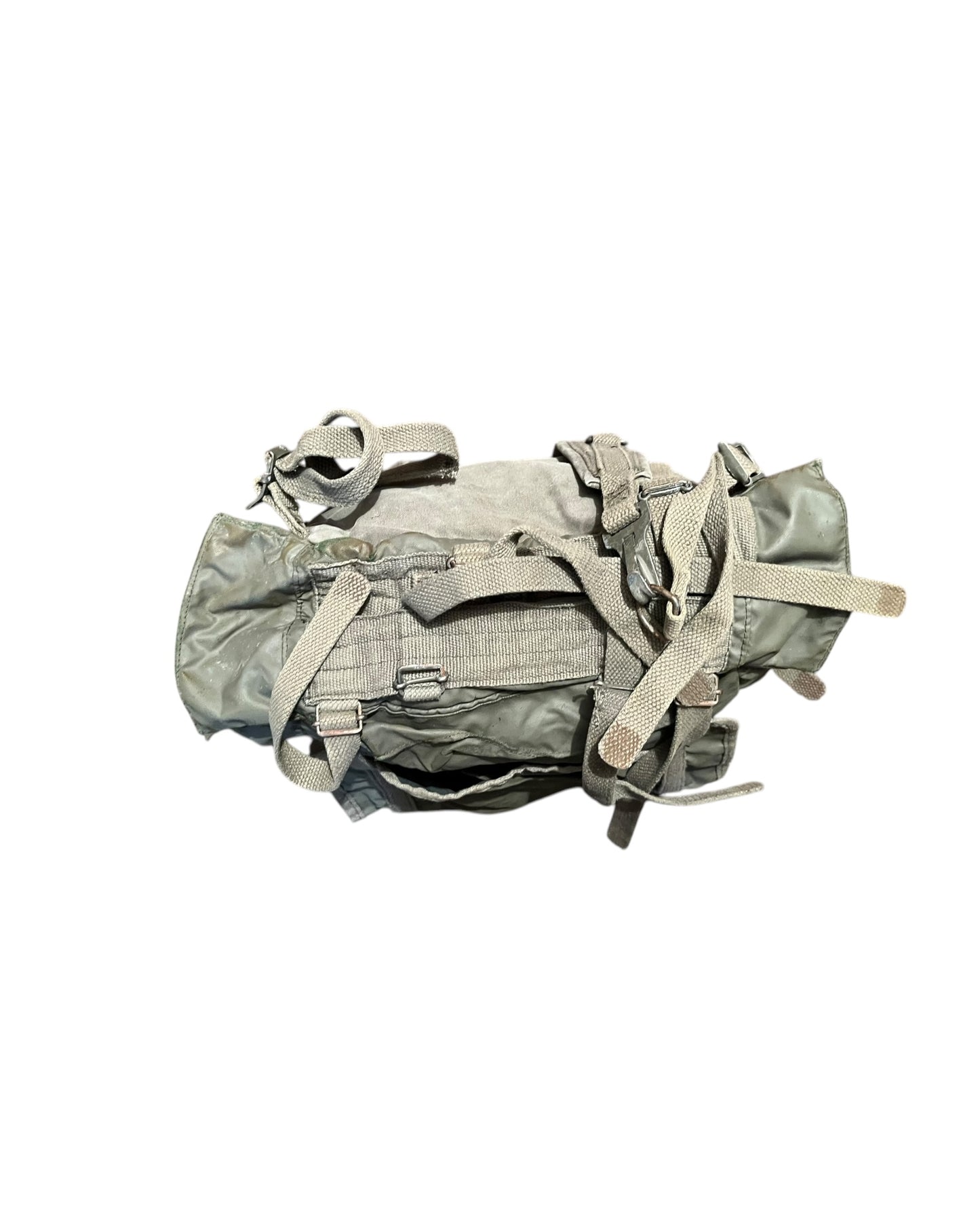 French Army pack F2 vintage rucksack daypack metal Buckles and D ring