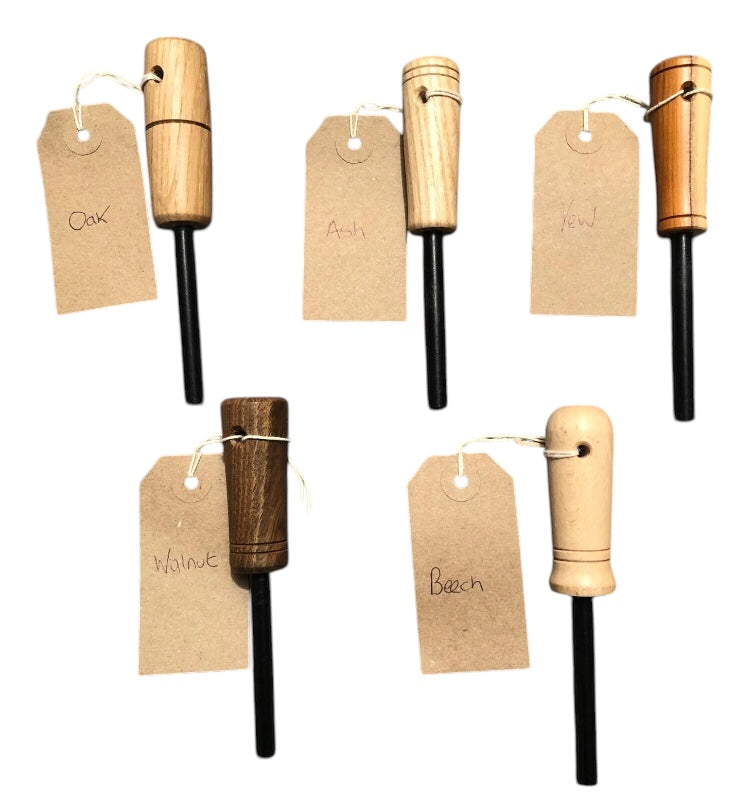 Small ferro rods wooden handles- High quality – IN2 THE WILDERNESS