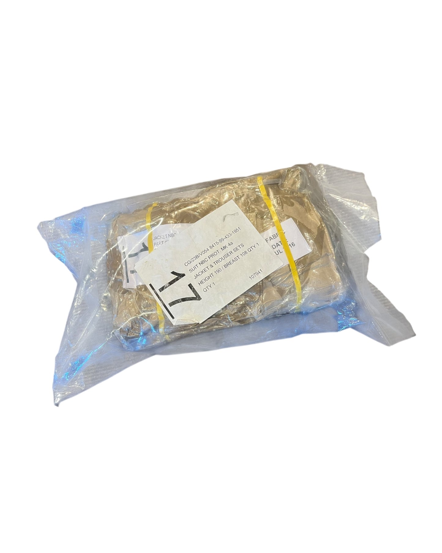 CBRN trousers jacket and overshoes set