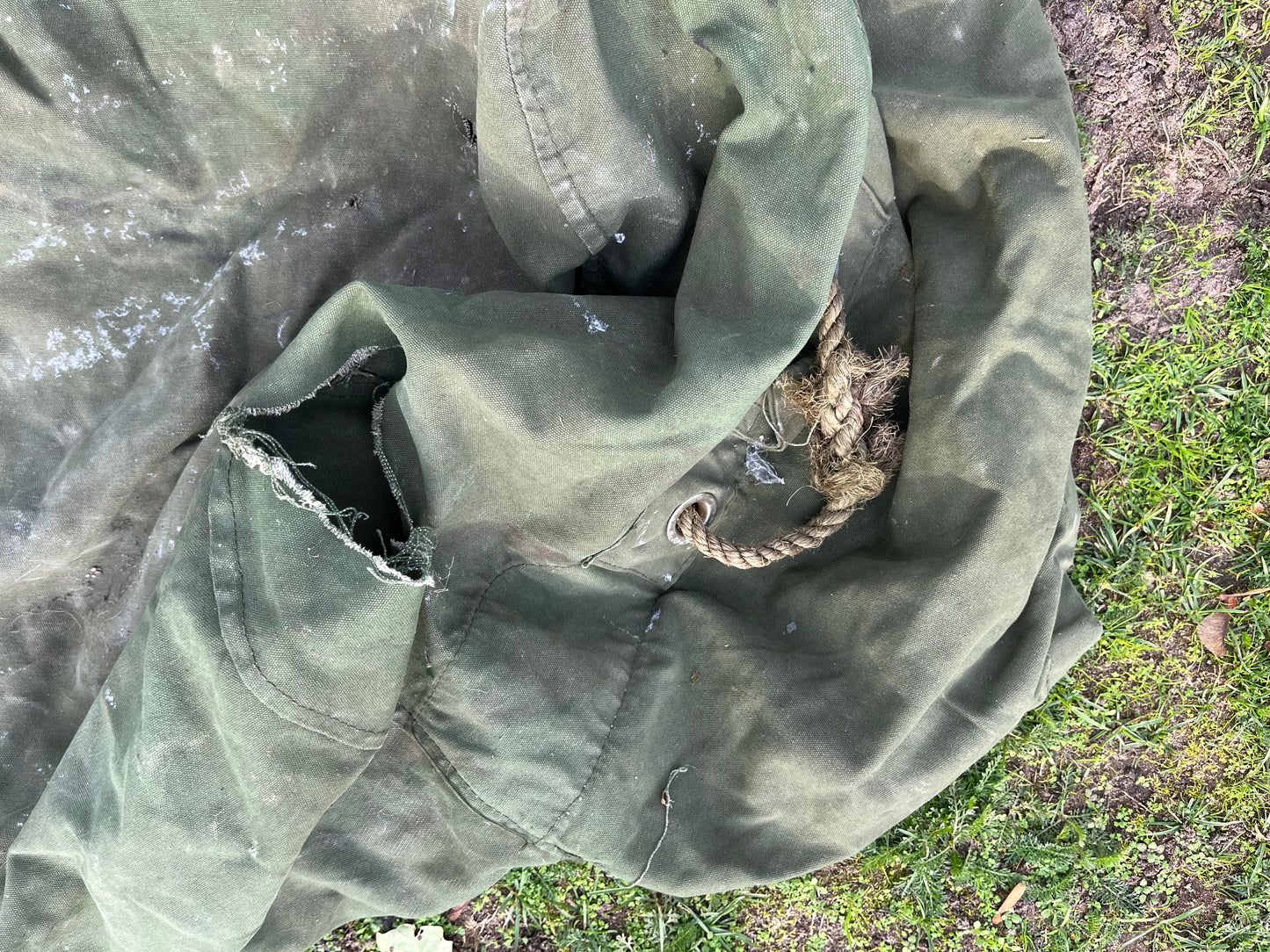 British Army tent bag grade 2 need of repair