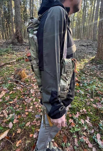 Buck saw and axe carry case - modified MTP - British Army