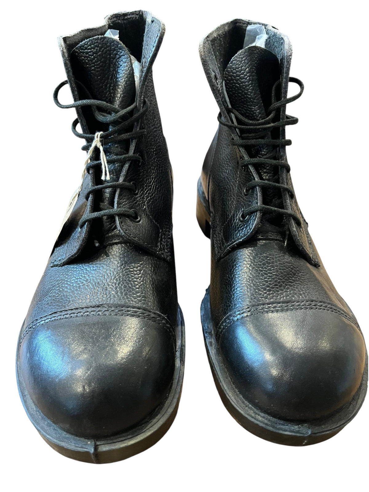 British Army DMS black leather boots