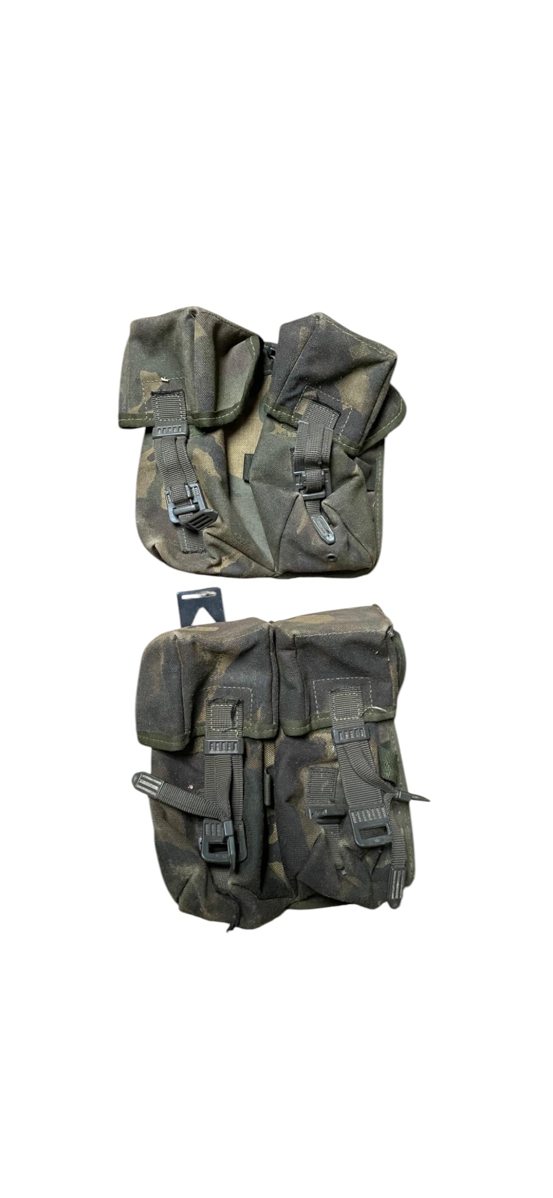 Double ammo pouches British Army faded