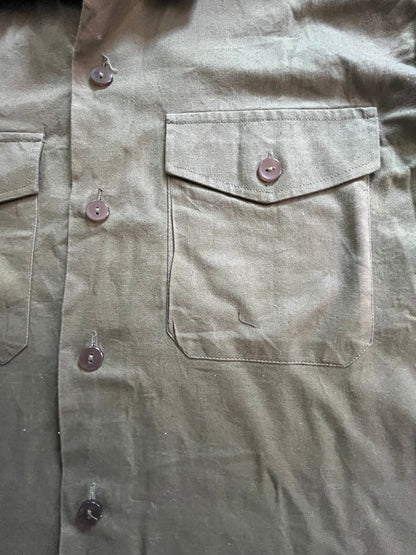 British Army Olive General Service shirt long sleeved