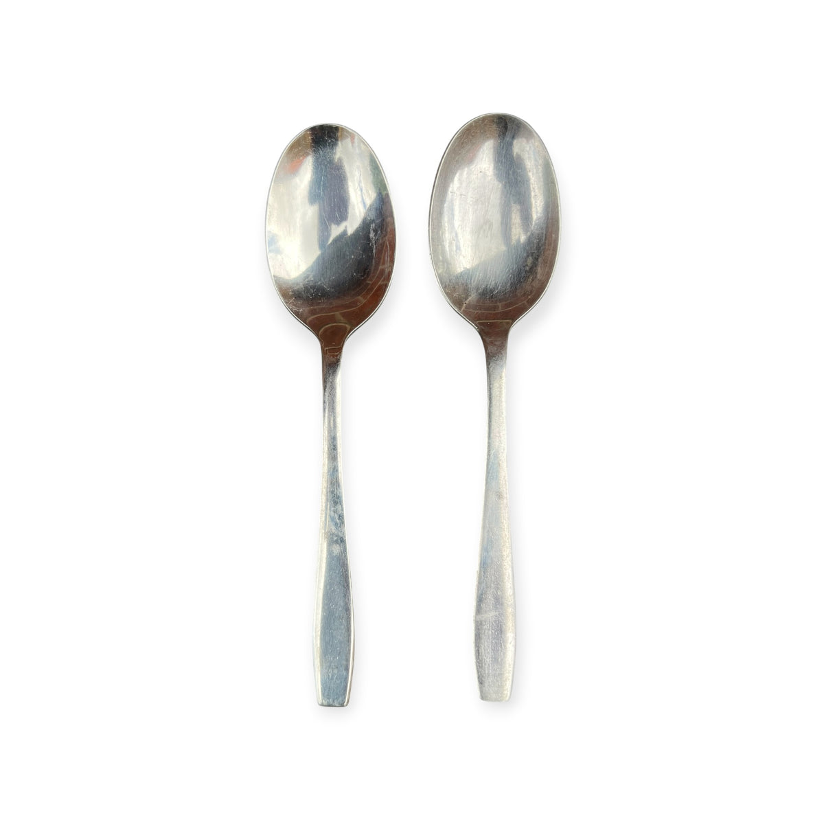 Pair of Genuine British Army spoons HM AND CO