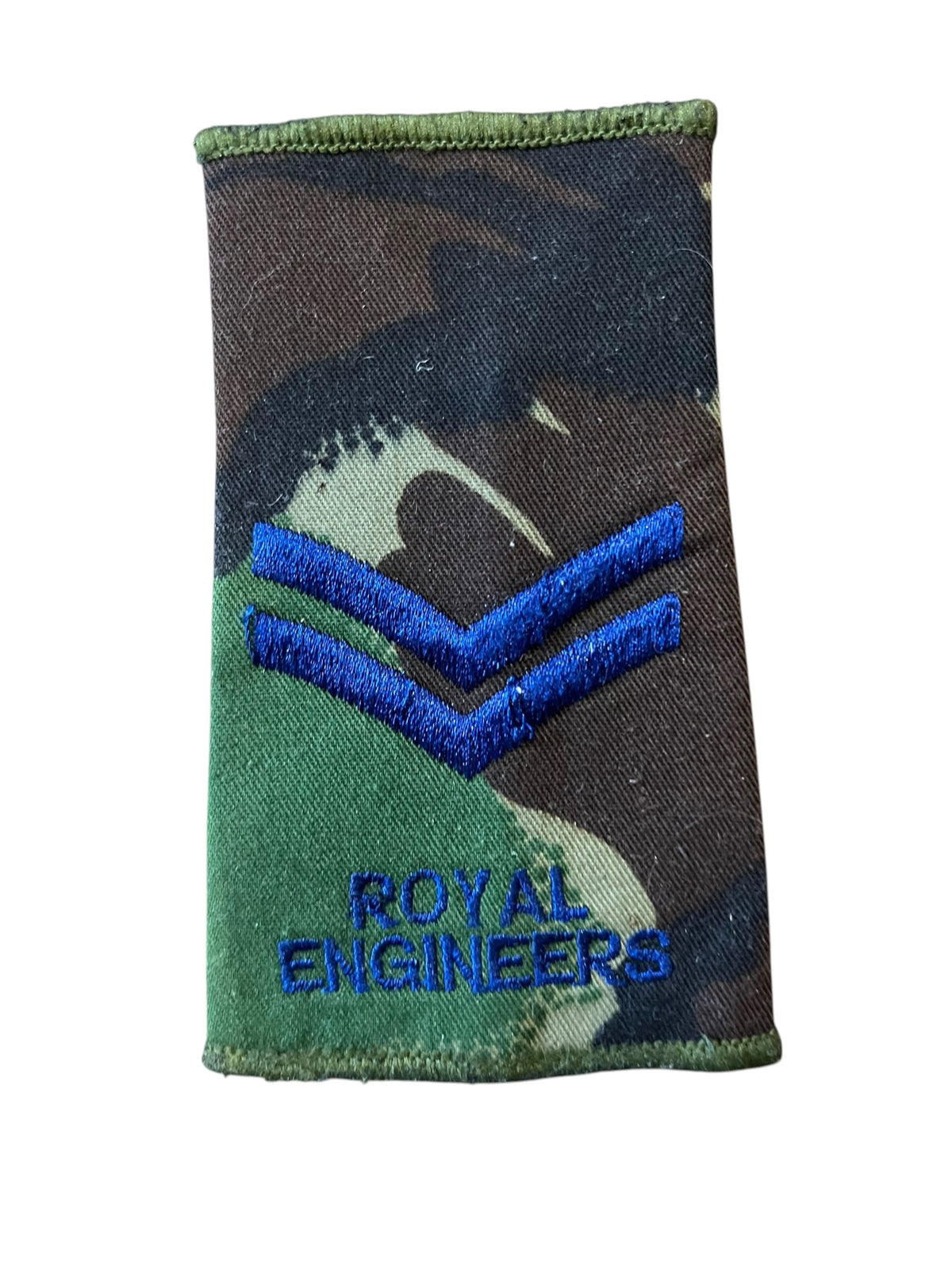 British Army Corporal Royal Engineers rank slide