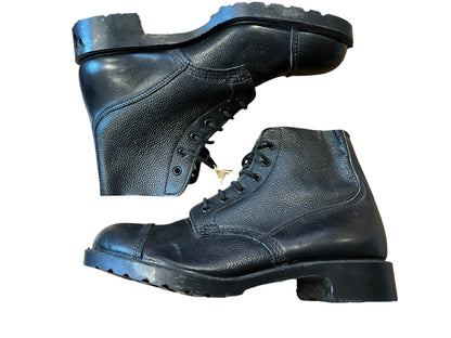 British Army DMS black leather boots