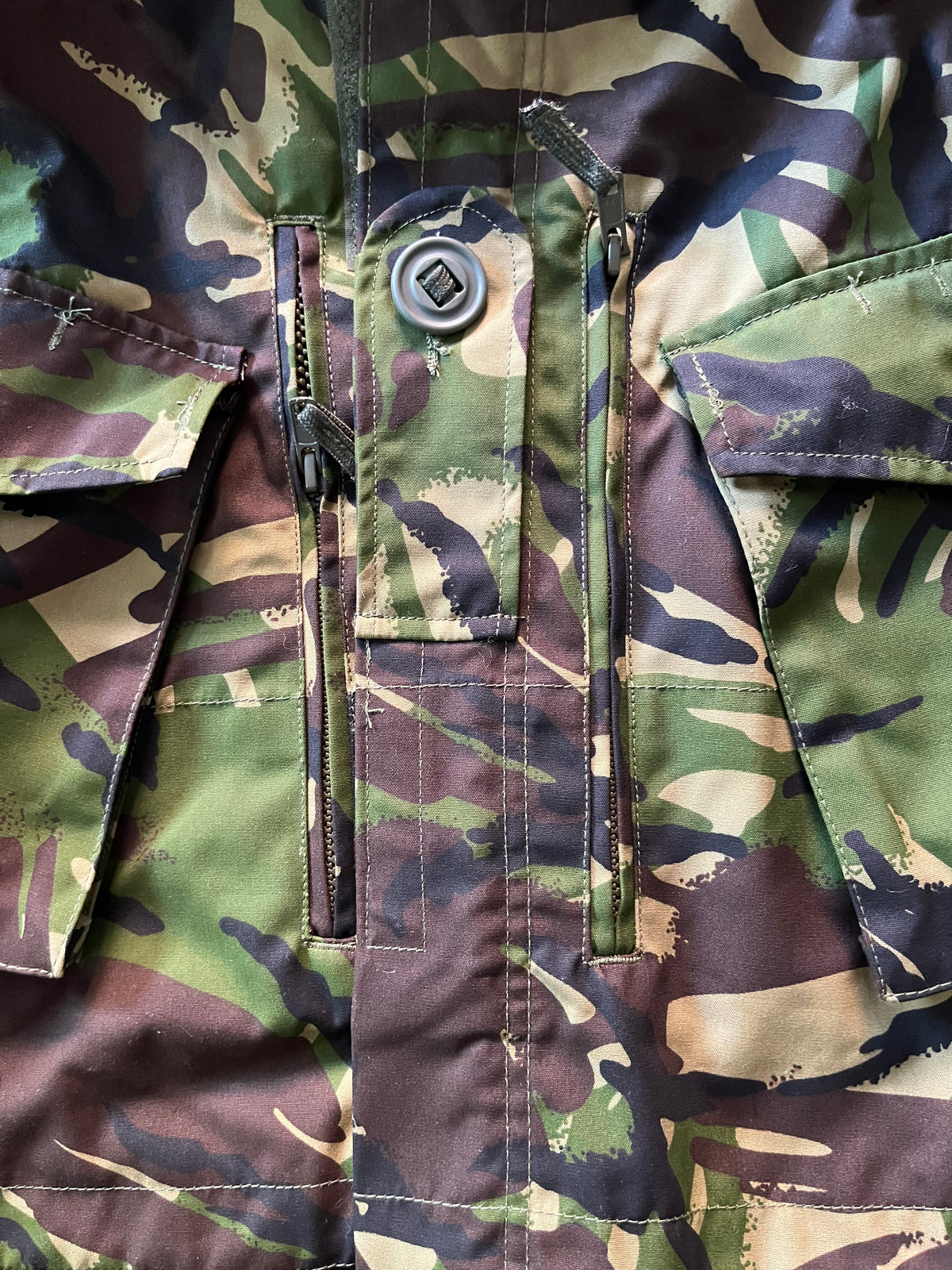 British Army DPM windproof smock with wire hood New