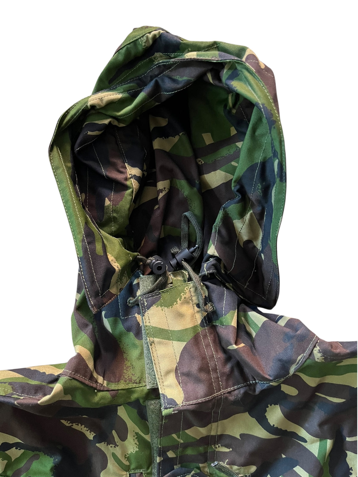 British Army DPM windproof smock with wire hood New