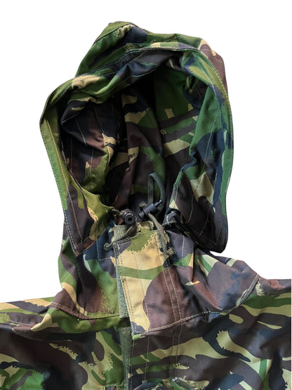 British Army DPM windproof smock with wire hood New