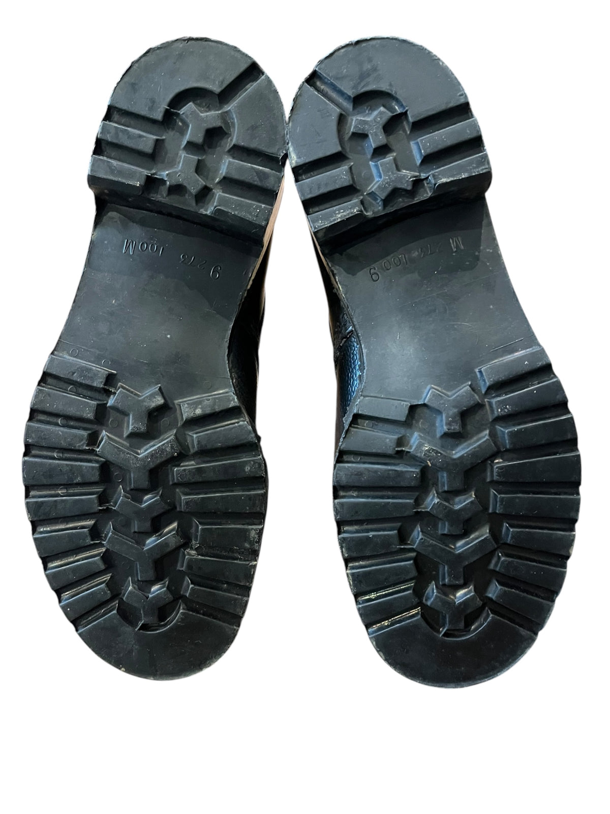 British Army DMS black leather boots