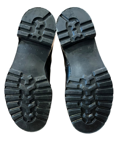 British Army DMS black leather boots