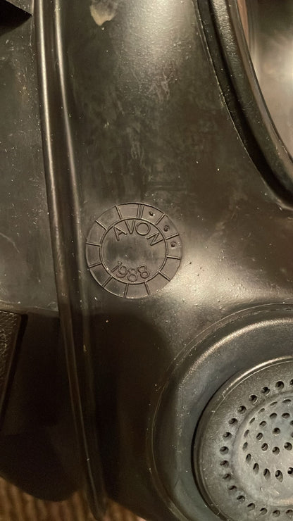 British army s10 respirator gas mask 1988 size 3