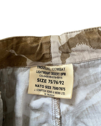 Gulf war Desert DPM combat trousers SL34b