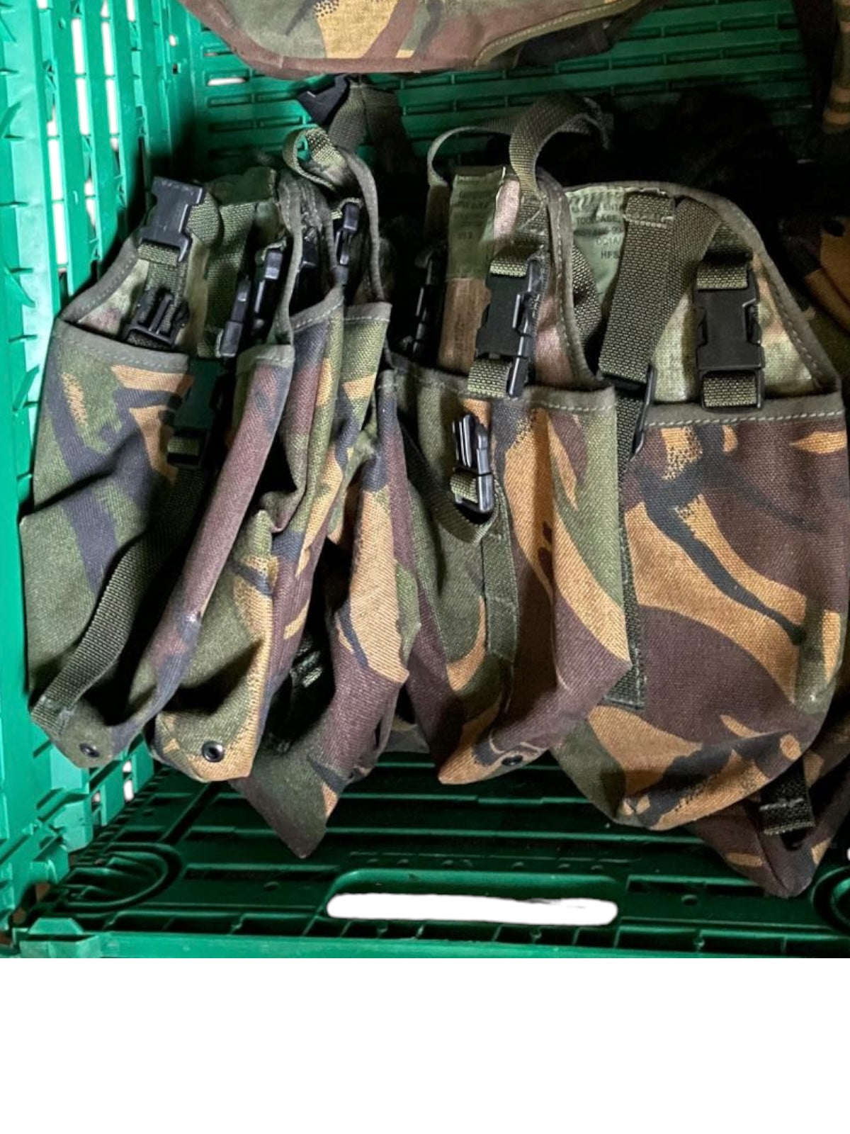 British Army DPM folding shovel entrenchment tool case