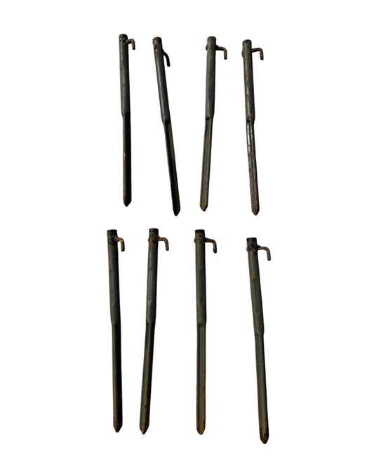 Grade 1 - British Army tent pegs x8