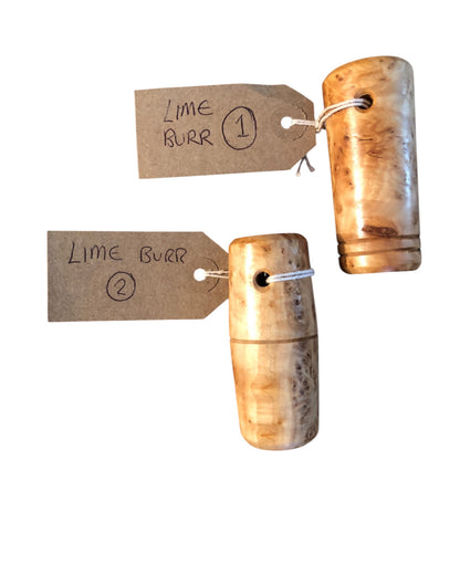 Large Ferro rod handle handmade from Lime Burr
