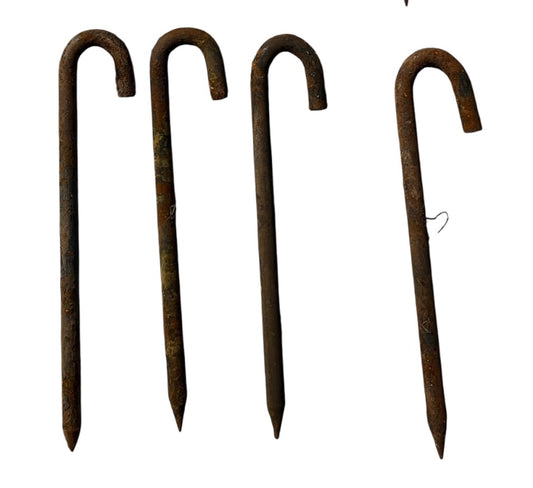 British Army heavy duty tent pegs - pole pins
