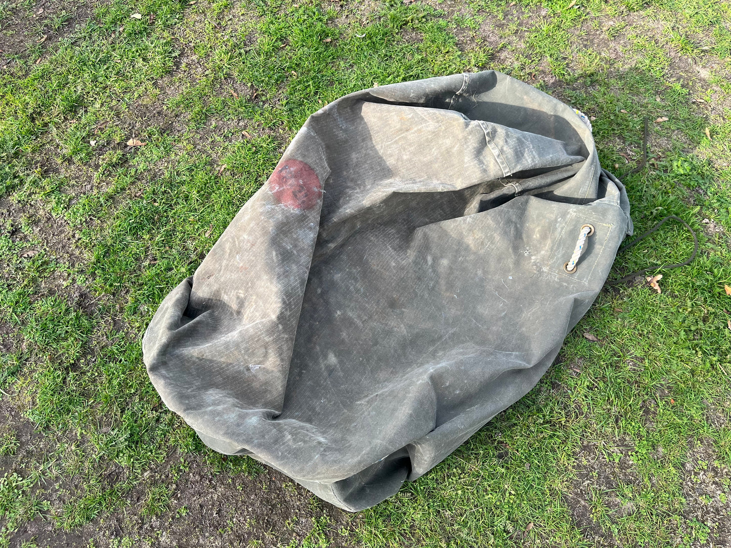 British Arny canvas tent bag canvas - good condition