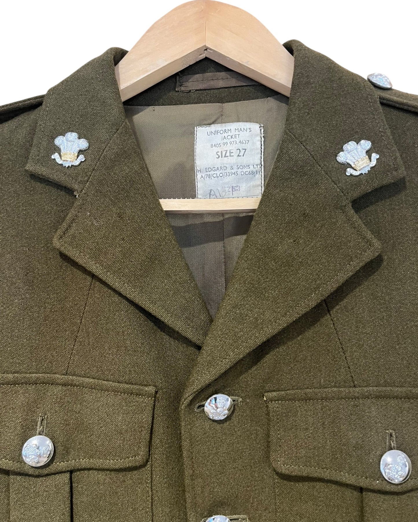 Vintage 60’s yeomanly Prince of Wales No2 dress uniform reenactment
