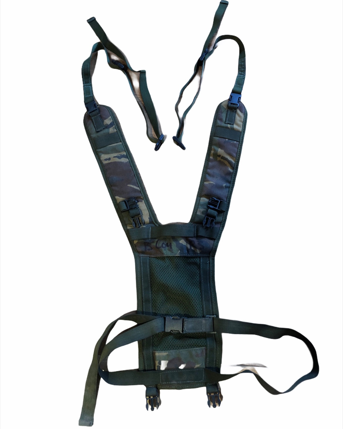 100 ltr British Army Bergen DPM Long back and side pouches grade 1 with day pack connector