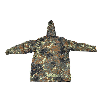 Genuine German army flecktarn combat field jacket with hood