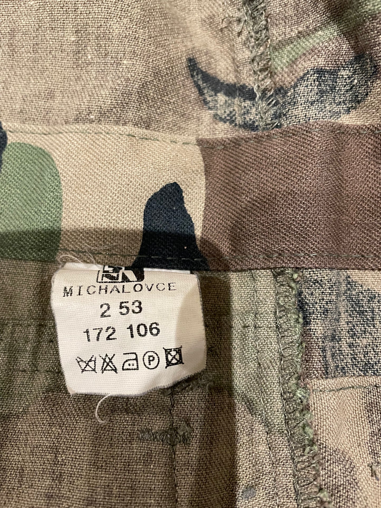 Slovakian czech army Dpm field jacket