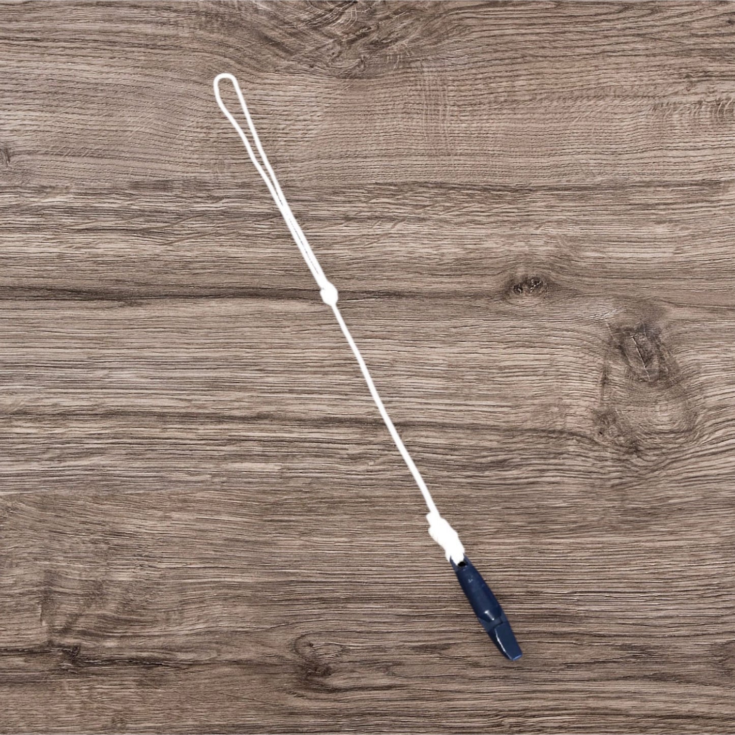 ACME 649 Survival Shatterproof Plastic Whistle - Blue - With white lanyard