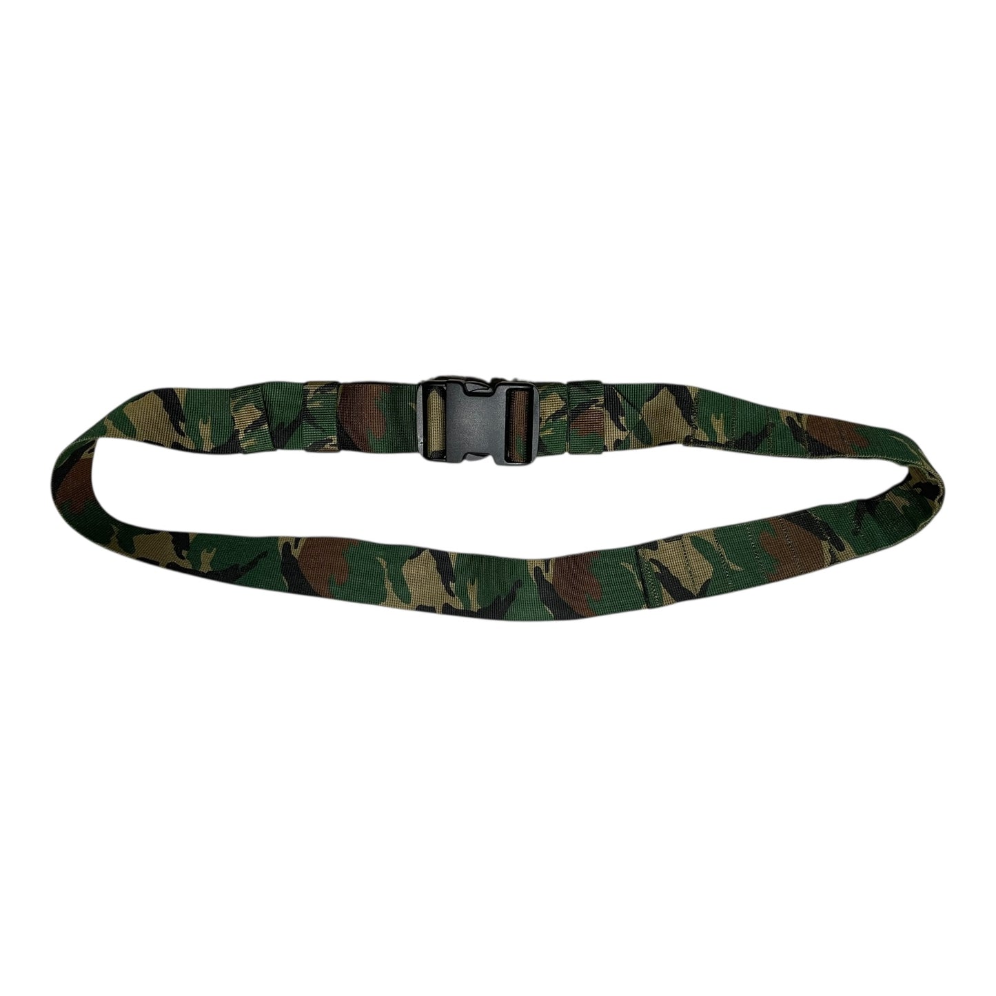 Dutch Army DPM nylon tactical belt with a quick-release plastic buckle.