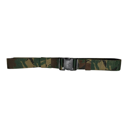 Dutch Army DPM nylon tactical belt with a quick-release plastic buckle.