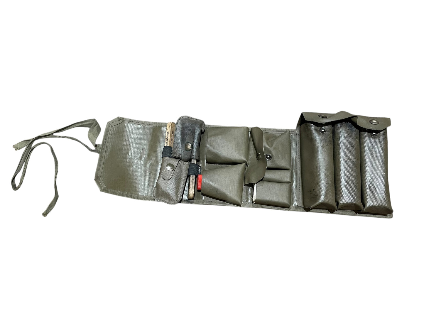 Swiss army boot polishing kit bag