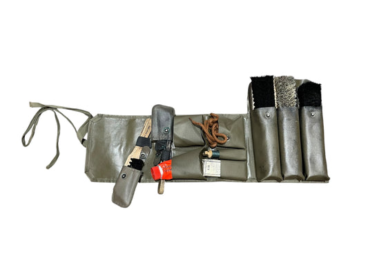 Swiss army boot polishing kit bag