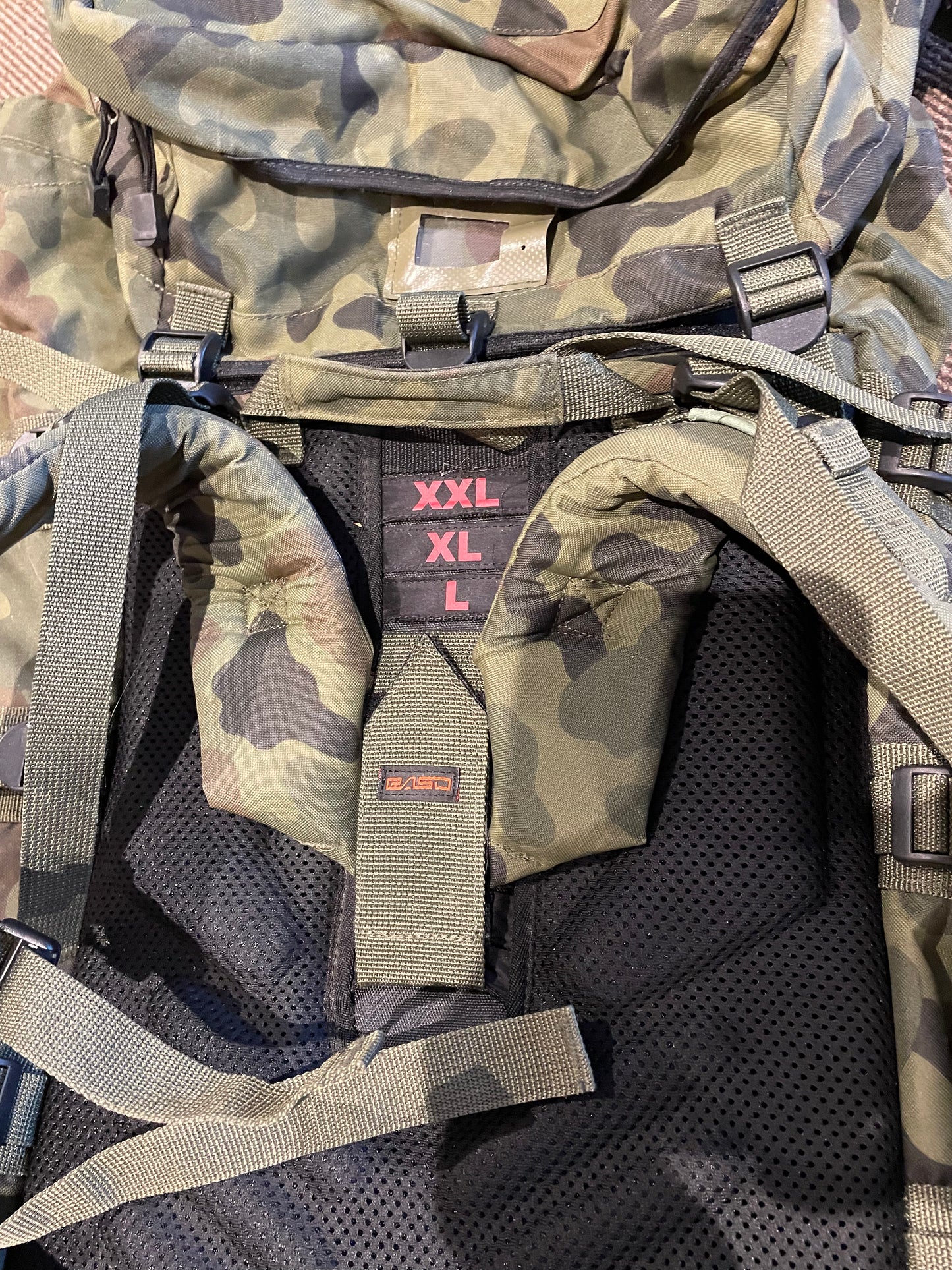 Polish army mountain infantry backpack Dpm WZOR 987/mon pattern