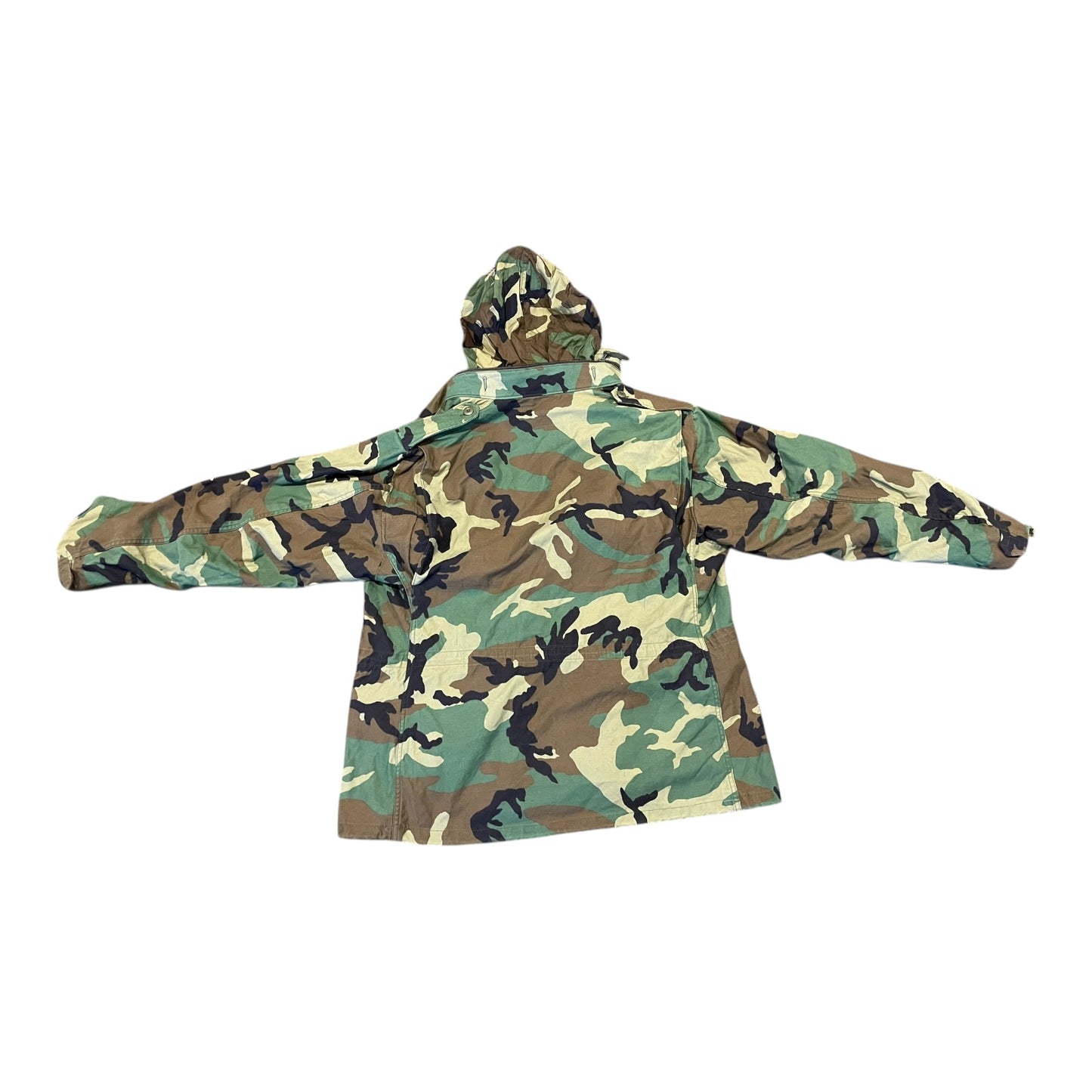 US Airforce cold weather field coat woodland camouflage XL 1997