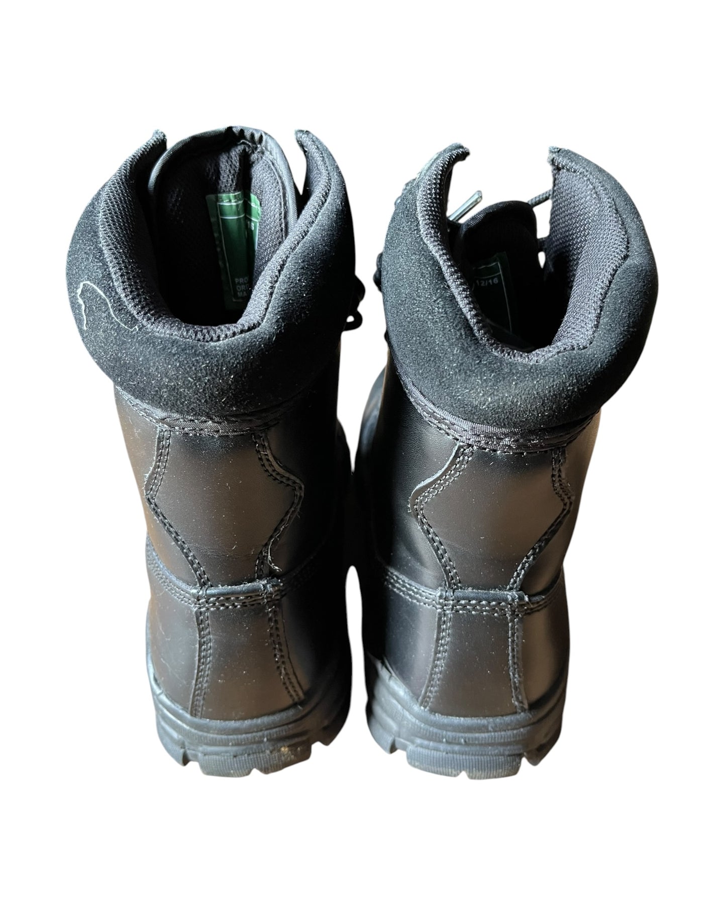Grafters black military boots size 8