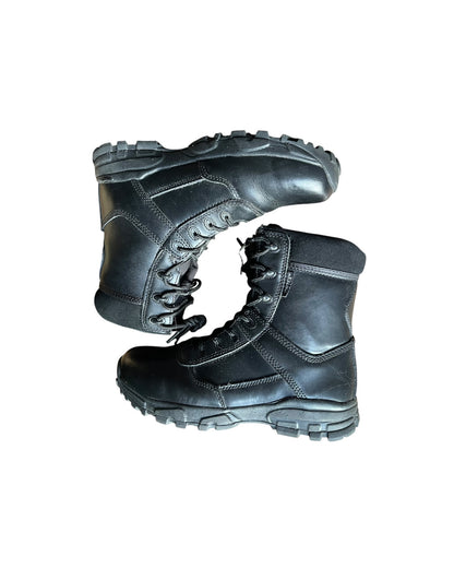 Grafters black military boots size 8