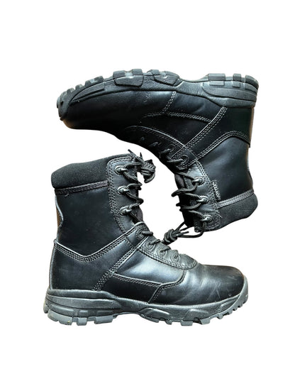 Grafters black military boots size 8
