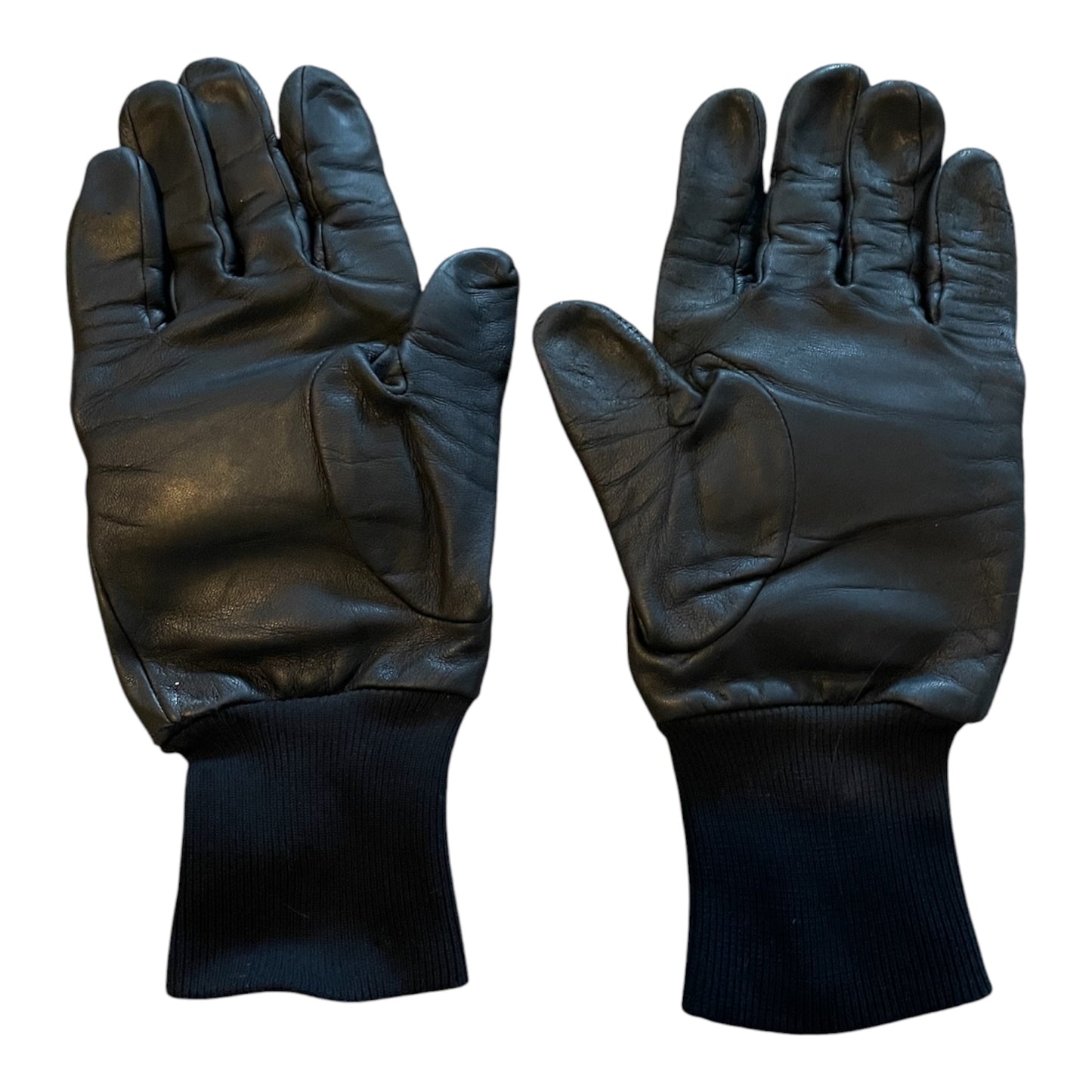 Black leather NI Combat GS gloves size 8 1991