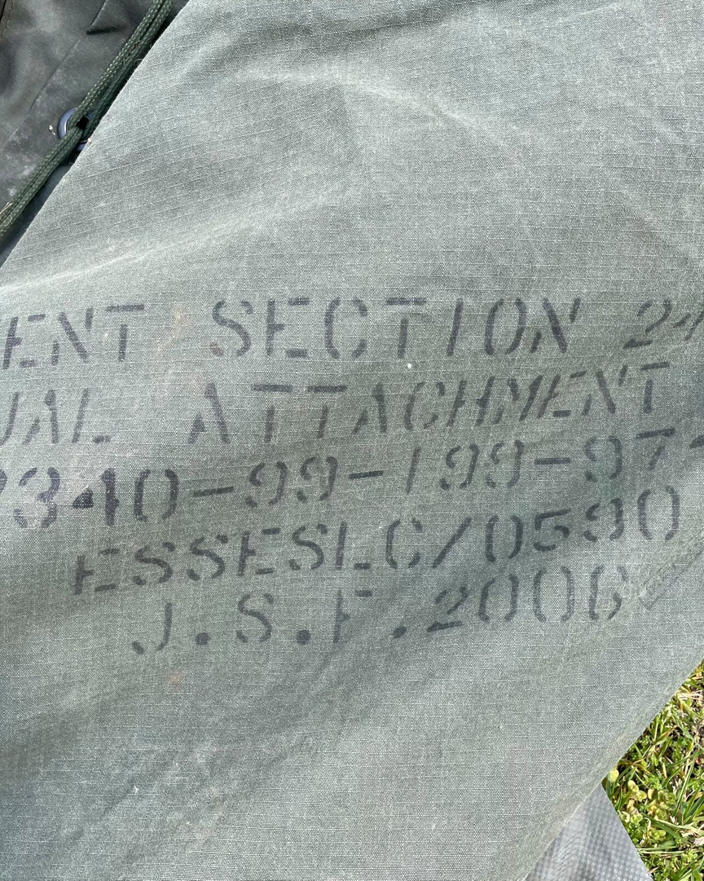 18x24 tent half roof and wall - 2006