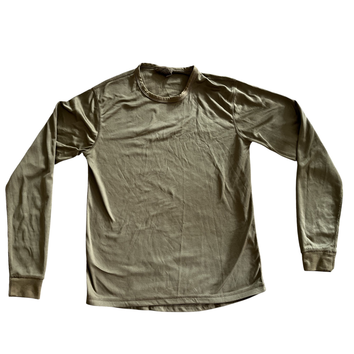 British Army long sleeved pcs thermal vest olive green