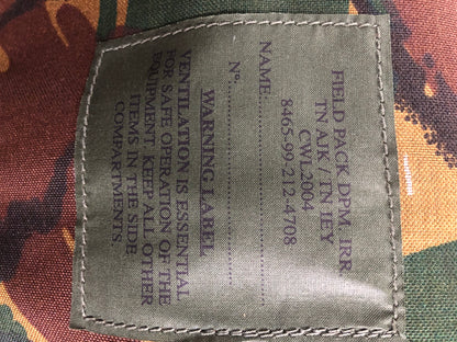 British Army Field Pack radio carrier bag DPM IRR