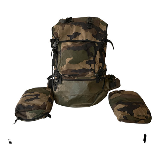 French Army F3 rucksack Bergen backpack woodland camo