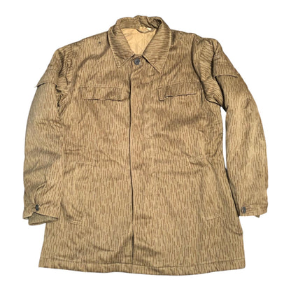 East German Army field jacket Raindrop Strichtarn pattern- 70's Vintage Size - SMALL K44