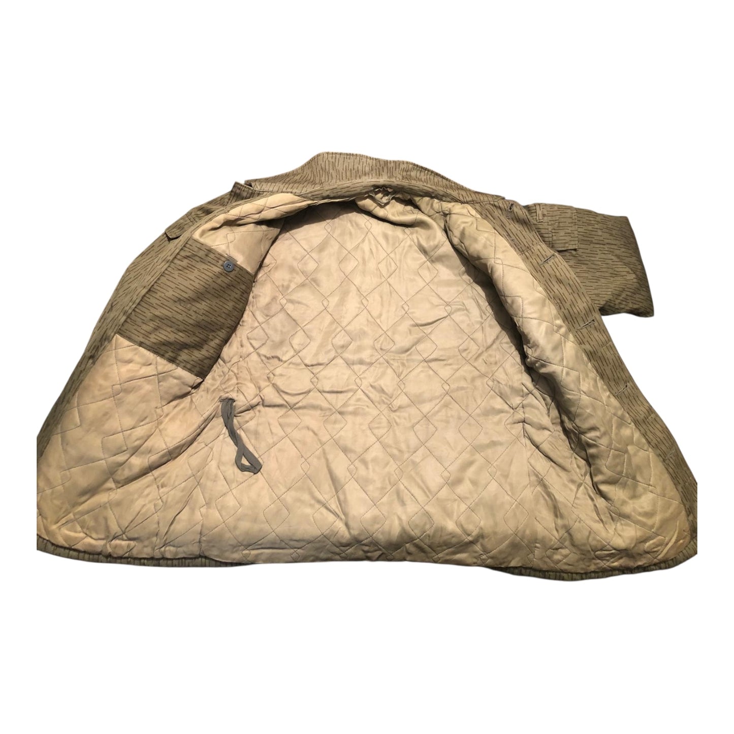 East German Army field jacket Raindrop Strichtarn pattern- 70's Vintage Size - SMALL K44