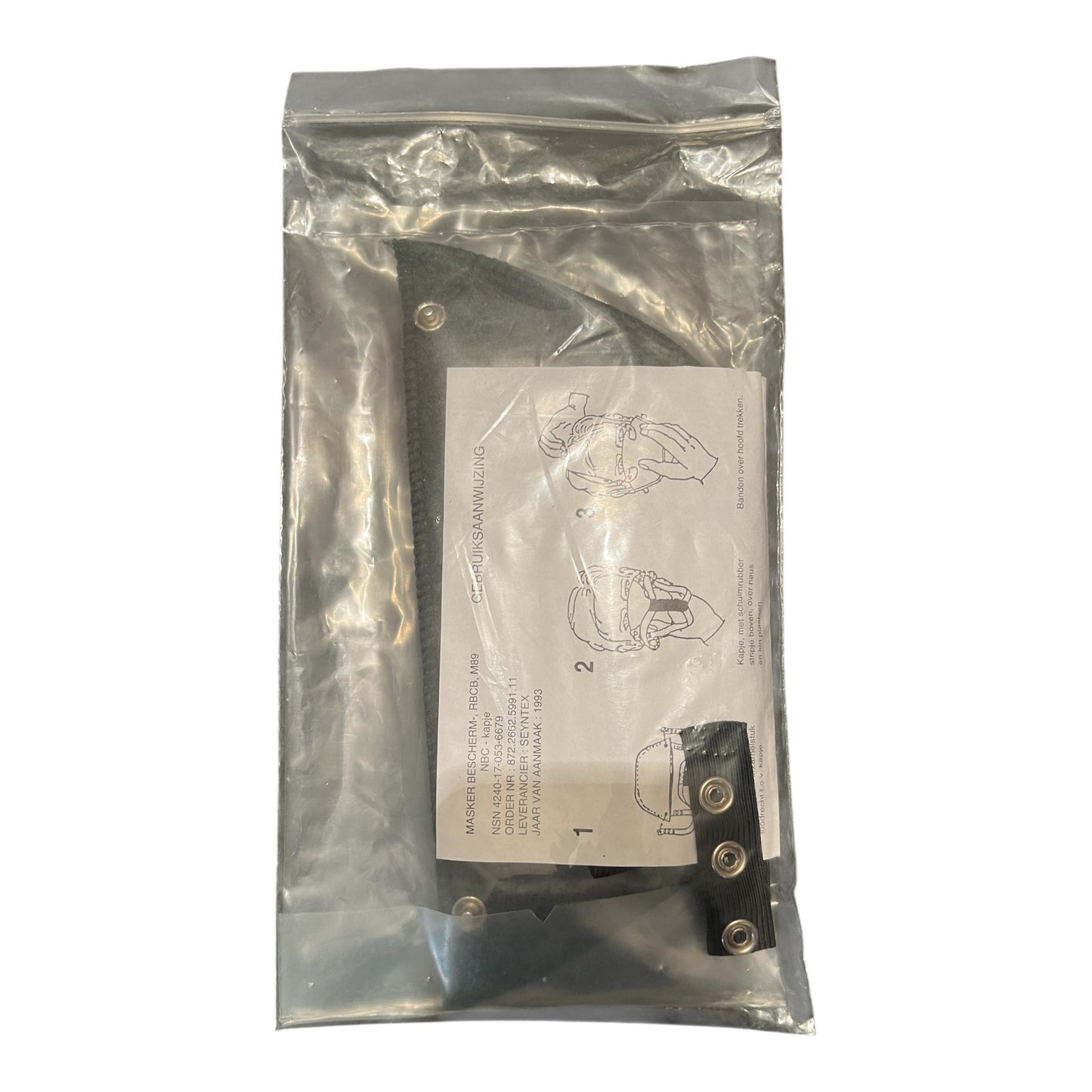 Bug out bag BOB survival kit in haversack storage bag