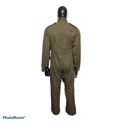 British Army olive green tank popper coveralls Supergrade